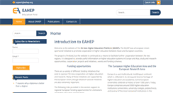 Desktop Screenshot of eahep.org