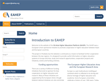 Tablet Screenshot of eahep.org